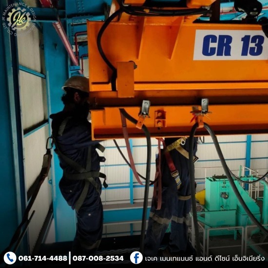 รับซ่อมบำรุงเครื่องจักร - เจ เค เมนเทแนนซ์ - รับซ่อมบำรุงเครนโรงงาน